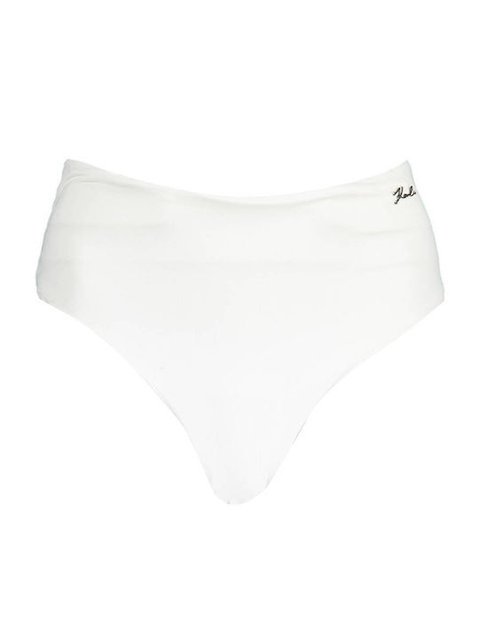 Karl Lagerfeld KL22WBT28 Bikini Ψηλόμεσο Λευκό Skroutz gr