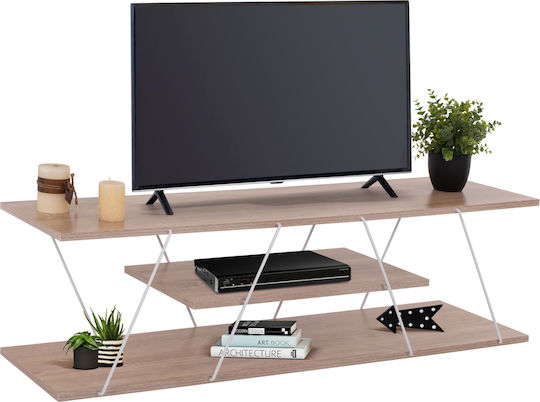 Tars Επιδαπέδιο Sonama / Λευκό 120x32x33εκ.