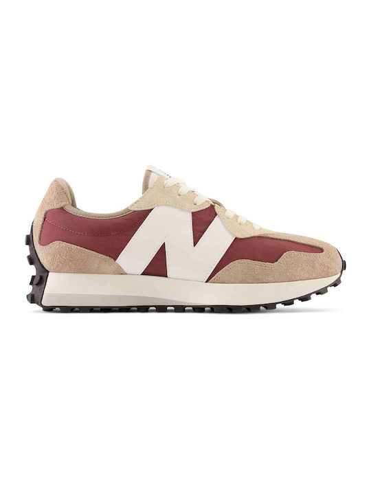 New Balance 327 Ανδρικά Sneakers Driftwood Washed Burgundy