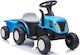 Παιδικό Τρακτέρ Holland T7 Ηλεκτροκίνητο με Καρότσα 6 Volt Μπλε