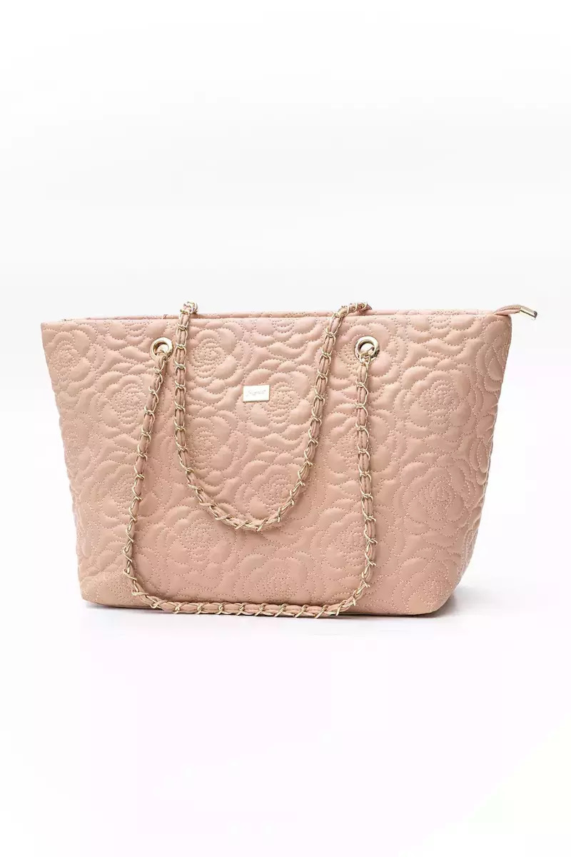 Fragola FE119 Γυναικεία Τσάντα Shopper Ώμου Nude Skroutz gr