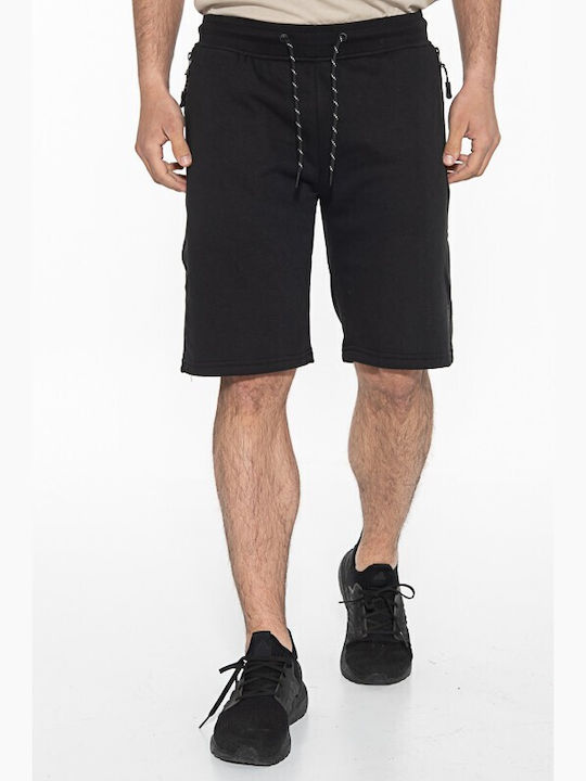 Double Men's Monochrome Shorts Black
