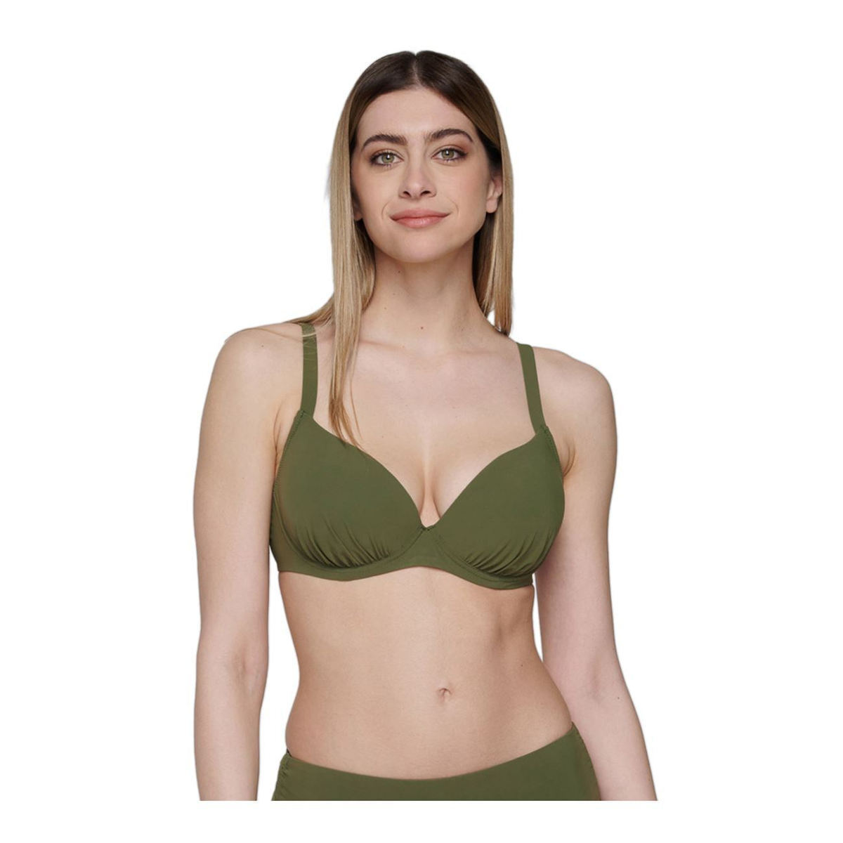 Luna Blue Sense 92058 Bikini Σουτιέν με Ενίσχυση Olive Skroutz gr