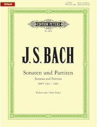 Edition Peters Bach Johann Sebastian Σονάτες Παρτίτες BWV 1001-1006 Εκδόσεις Peters für Geige / Streichinstrumente
