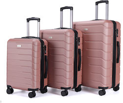 Lavor 1-601 Set of Suitcases Pink Set 3pcs