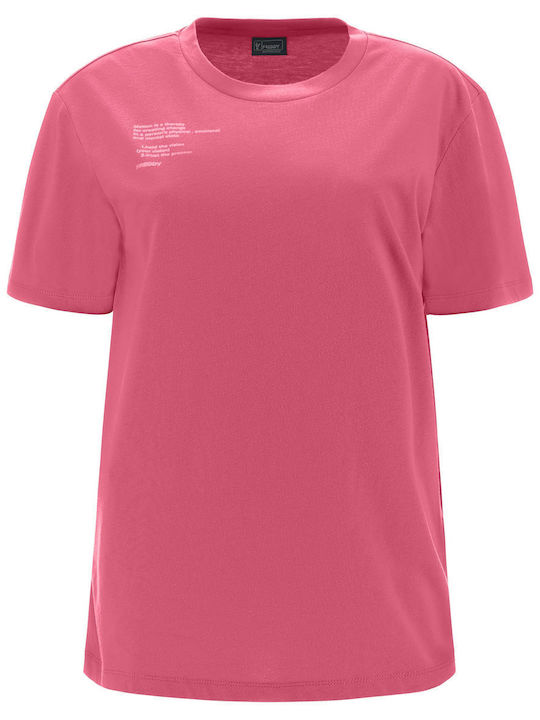 Freddy Women's Sport T-shirt Fuchsia S3WGZT4-F111