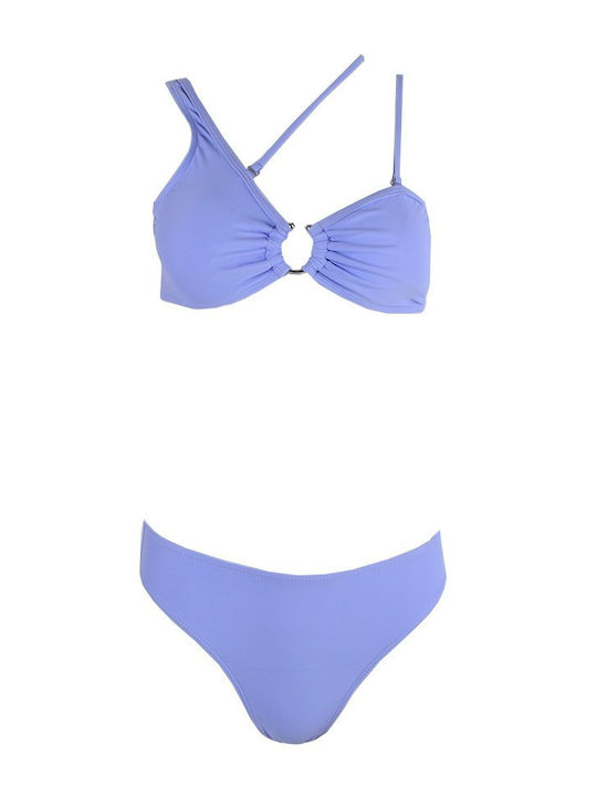Famous Shoes Set Bikini Τριγωνάκι Μπλε CP202104 BLUE Skroutz gr