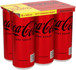 Coca-Cola Zero 330ml 5 + 1 Δώρο