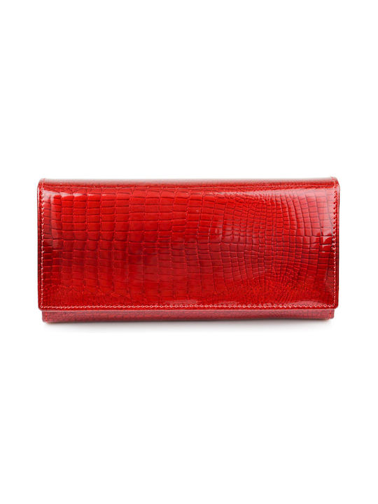 Roxxani Large Leather Women's Wallet Red