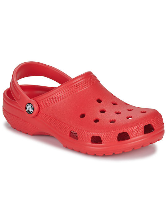 Crocs Classic Зимни мъжки чехли Червени