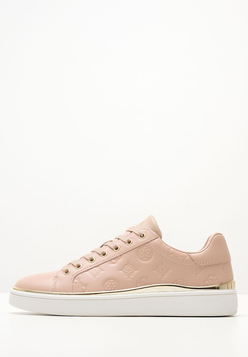 Guess Sneakers Fl Bnnfal Nude Skroutz Gr