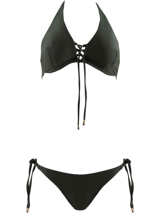 Famous Shoes Set Bikini Τριγωνάκι Πράσινο CP202106 GREEN Skroutz gr