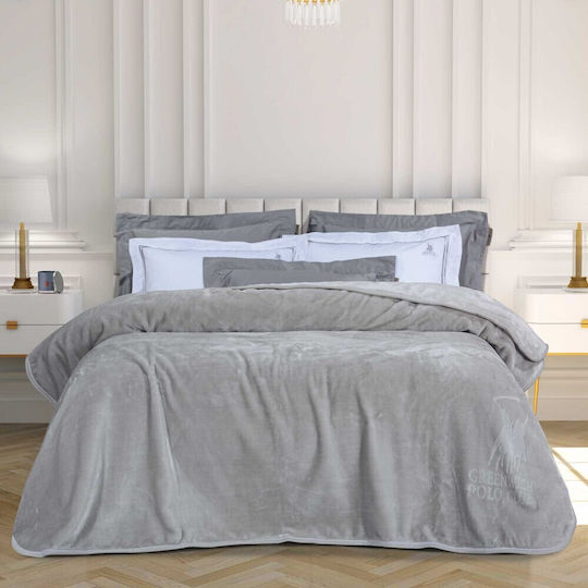 Greenwich Polo Club 3442 Decken 160x240cm Silber