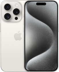 Apple iPhone 15 Pro 5G (8ГБ/128ГБ) Бял титан