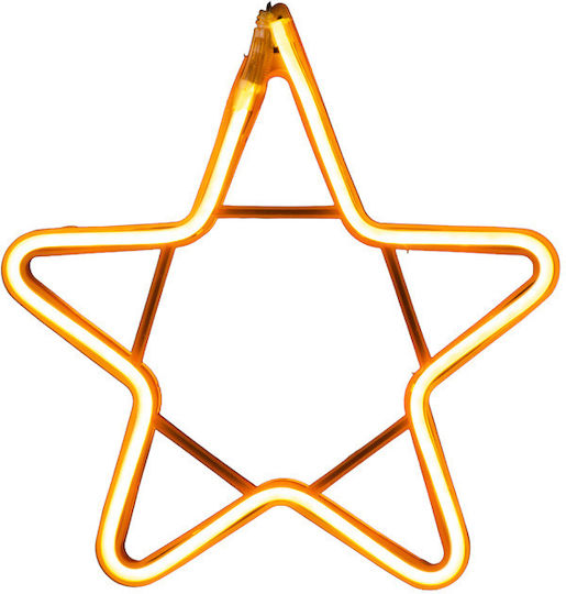 Hanging Illuminated Star Warm White 30cm