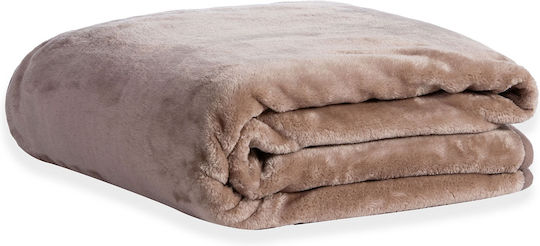 Nef-Nef Homeware Loft Super Double Blanket 220x240cm Mocca