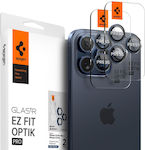 Spigen Optik TR Ez Fit (2 Pack) Προστασία Κάμερας Tempered Glass για το iPhone 15 Pro / 15 Pro Max