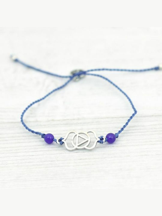 Synchronia Bracelet with design Eye made of Cord