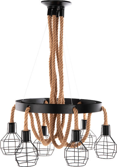HomeMarkt Lustră Suspendată Negru 54cm.