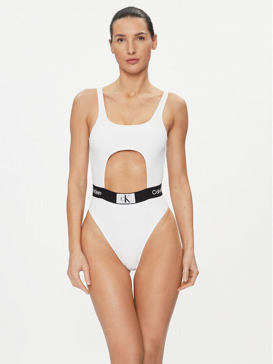 Calvin Klein Monokini Swimsuit White