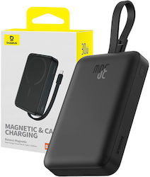 Baseus Magnetic Mini 10000mAh 30W Μαύρο