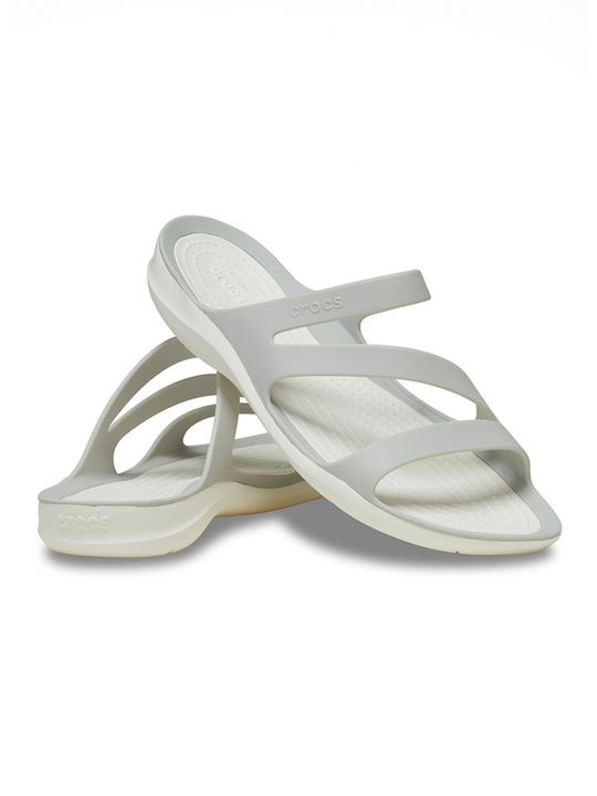 Crocs Swiftwater Женски чехли в стил Пантофки в Сив цвят