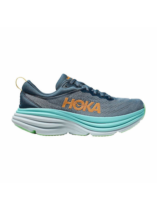 Hoka Bondi 8 Bărbați Pantofi sport Alergare Albastru