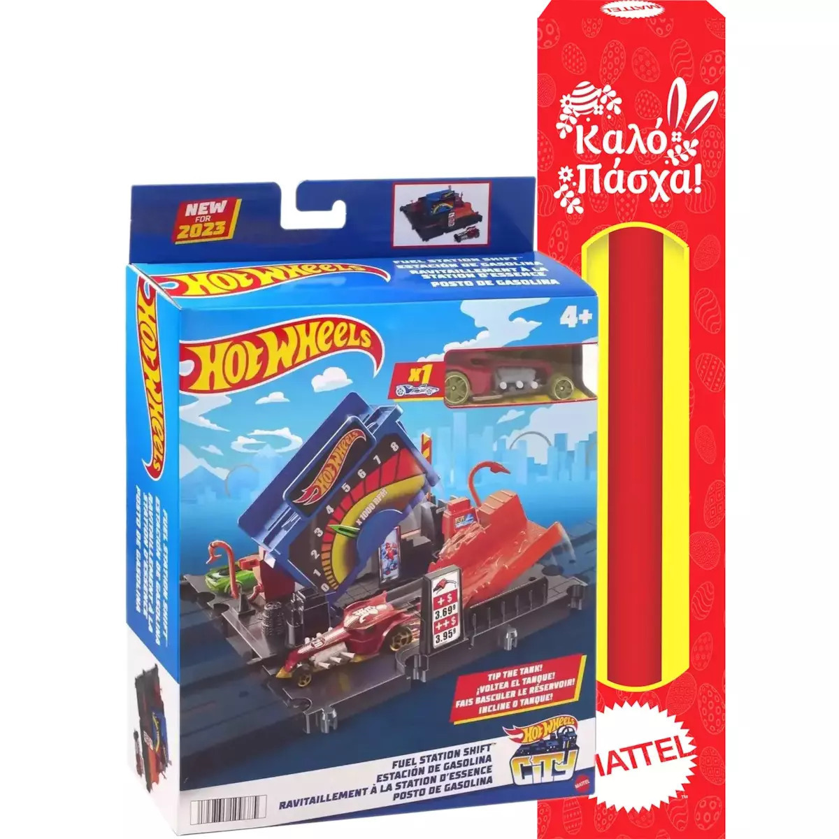 Παιχνιδολαμπάδα Hot Wheels City Fuel Station Shift Hot Wheels Skroutz gr