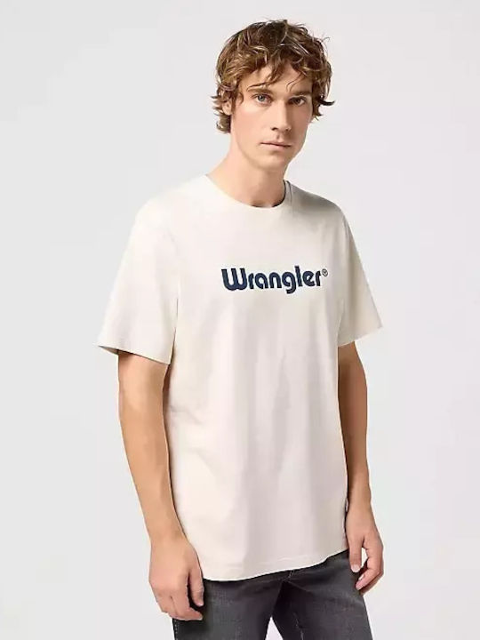 Wrangler Tricou pentru bărbați cu mâneci scurte Bej