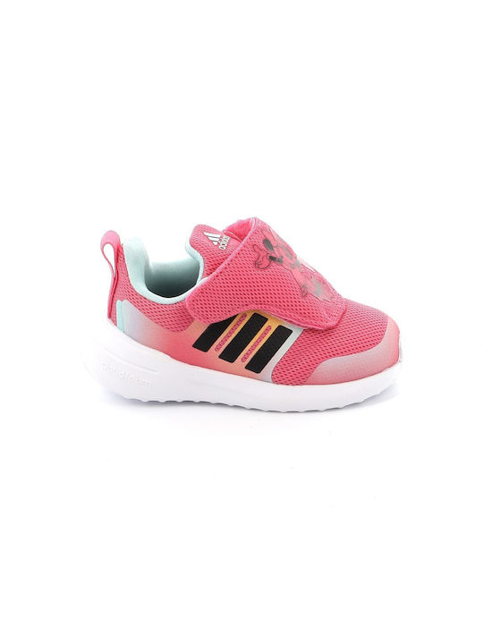 Adidas Αθλητικά Παιδικά Παπούτσια Fortarun Minnie με Σκρατς Ροζ