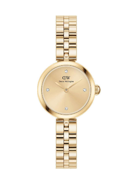 Daniel Wellington Lumine Crystals Ρολόι Μπαταρίας με Μεταλλικό Μπρασελέ