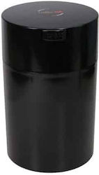 Tightvac Tightvac Kaffee Glas mit Luftdichtem Kunststoffdeckel Schwarz 150ml