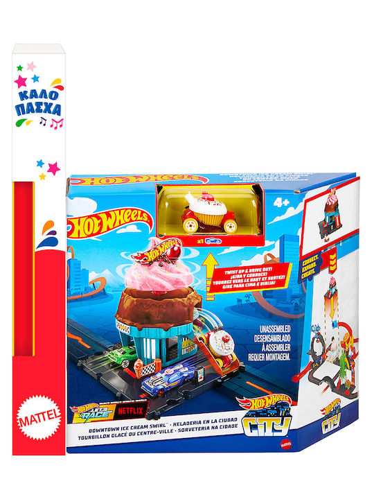 Παιχνιδολαμπάδα Downtown Ice Cream Swirl για 4 Ετών Hot Wheels Skroutz gr