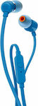 JBL T110 In-ear Handsfree Ακουστικά με Βύσμα 3.5mm Μπλε