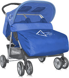 Lorelli Double Stroller Suitable for Newborn Blue 14.70kg