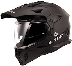 LS2 Pioneer II On-Off με Sun Visor ECE 22.06 Solid Matt Black