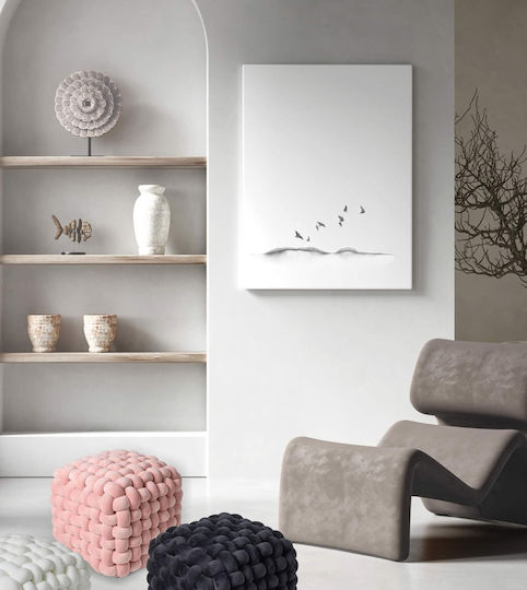 За Табуретка 2275 Бял 43x43x40см