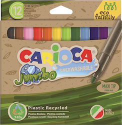 Carioca EcoFamily Joy 6mm Σετ 12 Χρώματα