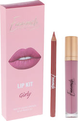 Emmanouela Cosmetics Girly Make-up-Paletten und Sets für die Lippen 2 Stück