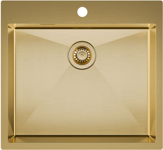 Helika Terra Ένθετος 55x50.5cm Brushed Gold