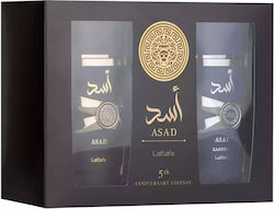 Lattafa Asad Ανδρικό Σετ με Eau de Parfum 2τμχ