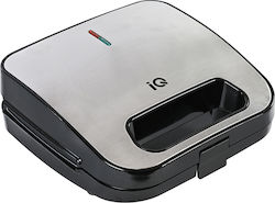 IQ ST-613 750W für 2 Sandwiches Inox