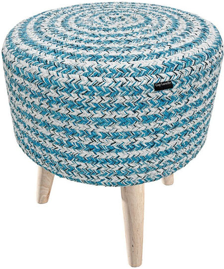 Stool For Living Room Blue 40x40x40cm