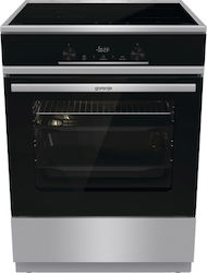 Gorenje Free-standing with Induction Hobs Inox GEIT6E63XPG