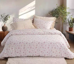 Nef-Nef Homeware Set Queen 4pcs 240x270cm Loraley Pink