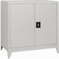 Δίφυλλη Lite Μεταλλική Γαλβανιζέ 90x40x100εκ.