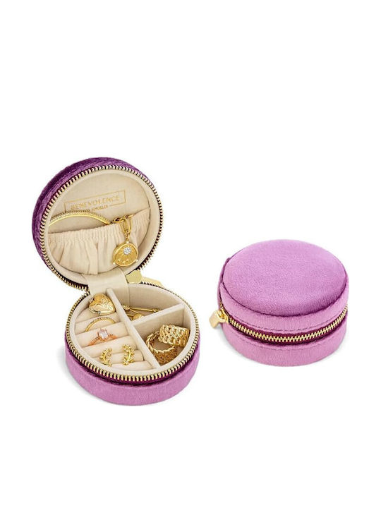 Benevolence LA Velvet Lilac Jewellery Box