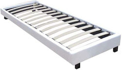 Wilton Υπόστρωμα Μονό για Στρώμα 90x200cm Λευκό