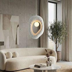 Megapap Zoga Ceiling Light White 30x12x90cm