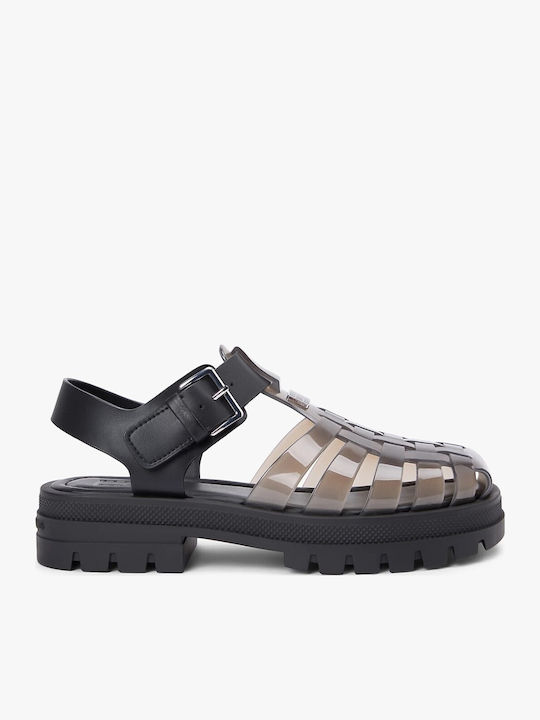 Tommy Hilfiger Jelly Black Sandals